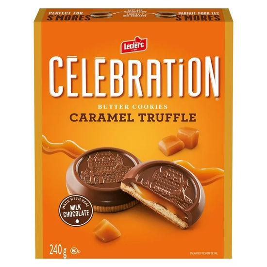 CELEBRATION MILK CHOCOLATE CARAMEL TRUFFLE COOKIES (240 GM)