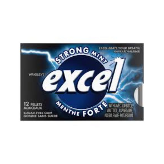 EXCEL GUM (12 PCS) ASSORTED FLAVOURS.