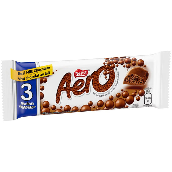 NESTLE AERO MILK CHOCOLATE 3-PIECE BAR (63 G)