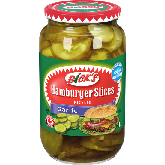 Bicks Garlic Hamburger Slices Pickles 1 L