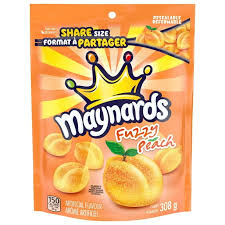 Maynards, Fuzzy Peach Candy, Gummy Candy, Sharing Size, 308 g