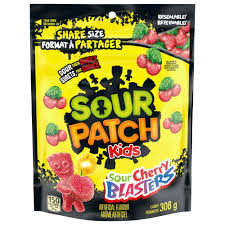 Sour Patch Kids, Cherry Blasters, Gummy Candy, Sour Candy, Sharing Size, 308 g