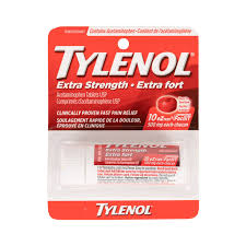 Tylenol Extra Strength 500 mg - 10 Tablets